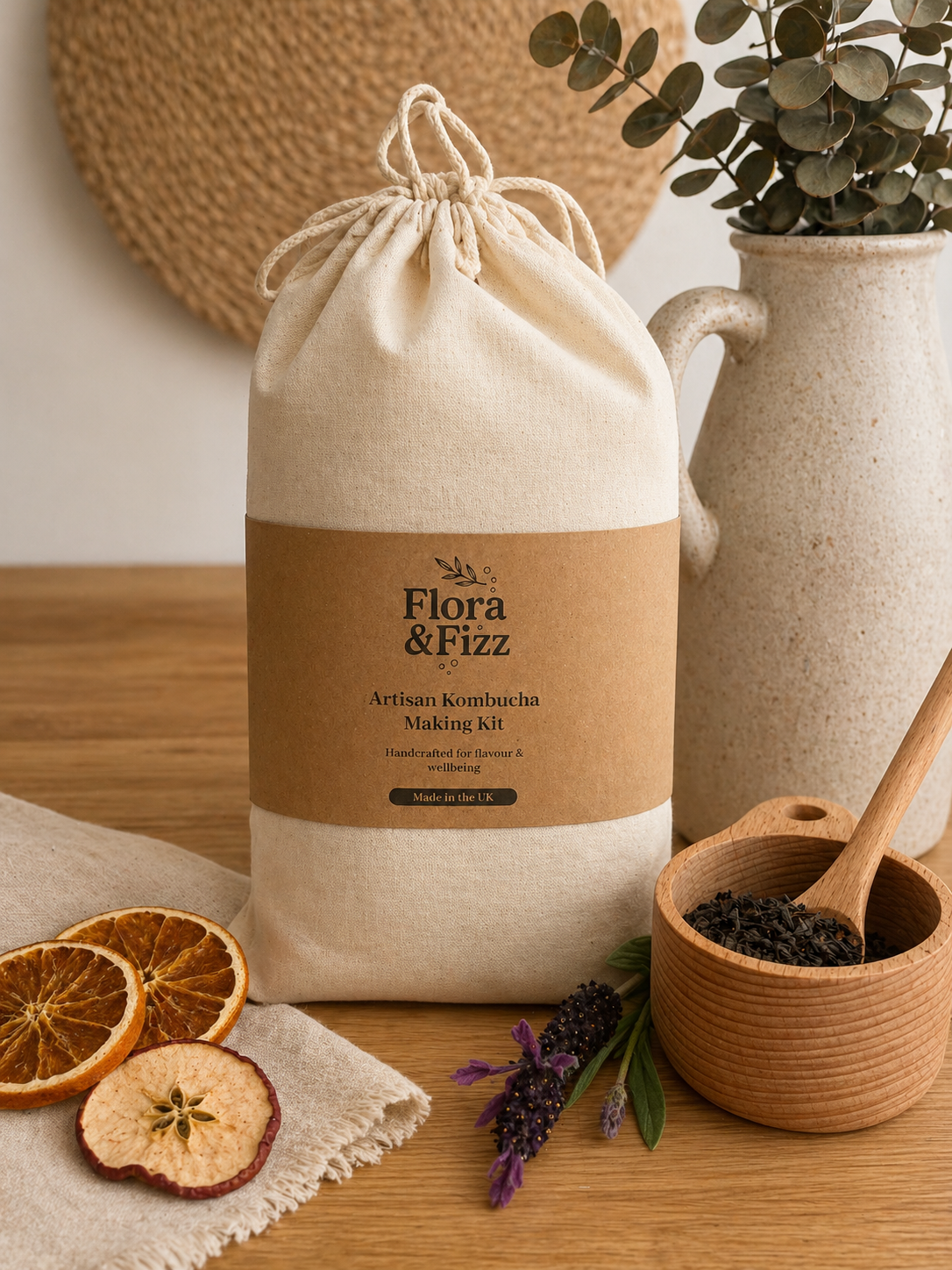 Flora & Fizz Artisan Kombucha Making Kit